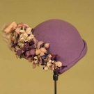 LILLY DACHE LILAC FELT HAT, 1930s
