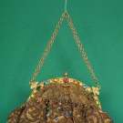 JEWELED GOLD BOULLION EVENING BAG, 1920s