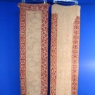 2 DRAWNWORK PANELS, ITALIAN, 17th C