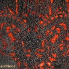 JET BEADED VELVET PANEL, LATE 19th C