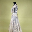 TRAINED NET LACE TEA GOWN, c. 1910