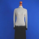 ELIZABETH ARDEN METALLIC EVENING GOWN, 1960s