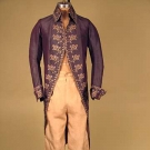 GENT'S FORMAL SILK COURT COAT, c. 1800