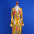 2 LEONARD LONG KNIT GOWNS, 1960s