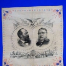 GARFIELD-ARTHUR CAMPAIGN BANDANA, 1880