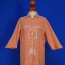 2 LINEN COAT DRESSES, 1960s