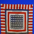 HARRISON &amp; MORTON CAMPAIGN BANDANA, 1888