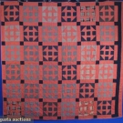 PIECED ROMAN CROSS VARIANT QUILT, 1890