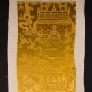 IMPERIAL SILK WALL COVERING FRAGMENT, CHINA, c. 1750
