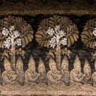 BLACK SILK AND GOLD LAME YARDAGE, PARIS, 1920s