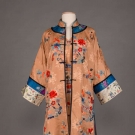 EMBROIDERED PEACH LOUNGING PAJAMAS, 1930s