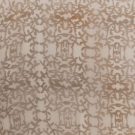 GALLENGA STENCILED SILK SCARF, ITALY, 1920s