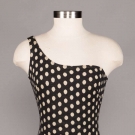ONE SHOULDER WOOL BATHING SUIT, 1950-1960s