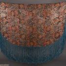 FLORAL LAME SHAWL, 1920s