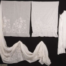 COTTON EMBROIDERED DRESS FABRIC, c. 1900