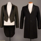 TWO GENTS TAIL COATS, 1870-1880s