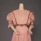 EDWARDIAN SILK DAY DRESS, c. 1907