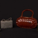 FOUR BOX BAGS, EARLY 20TH C