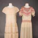 TWO SUMMER DRESSES, 1920 & 1923