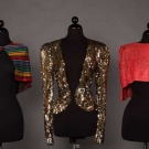 THREE SEQUIN ENCRUSTED TOPS, FRANCE, 1930s