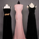 THREE EVENING GOWNS, AMERICA, 1930s