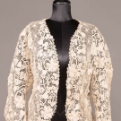 IRISH CROCHET LACE JACKET, EARLY 20TH C