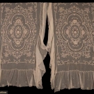 EMBROIDERED NET BED COVERINGS, EARLY 20TH C