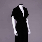 DIOR BLACK VELVET DINNER DRESS, FRANCE, 1950s