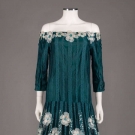 POIRET INSPIRED LAMPSHADE EVENING DRESS, MID-LATE 20TH