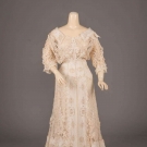 MIXED LACE TEA GOWN, c. 1905