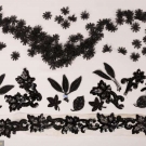 LARGE LOT OF BEADED &amp; SEQUINED TRIMS, ITALY, 1900-1950
