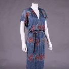 MISSONI LAMÉ FLORAL PARTY DRESS, ITALY, 1970s