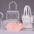 FIVE LUCITE HANDBAGS, AMERICA, 1950s