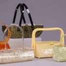 FIVE LUCITE HANDBAGS, AMERICA, 1950s