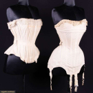 FIVE UNUSUAL BONED FOUNDATION GARMENTS, 1890-1920