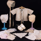 BABY BONNETS &amp; MATCHING SET, 1810-1920s