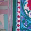 2 PUCCI PRINTED SILK SCARVES, LATE 1960s