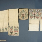 4 TURKISH EMBROIDERED TEXTILES, 19th C