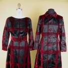 CUT VELVET COCKTAIL DRESS &amp; COAT SET, 1950s