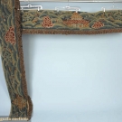 EMBROIDERED WOOL VALANCE, 20th C