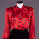 GIVENCHY PRÊT-A-PORTET BLOUSE &amp; SKIRT, PARIS, 1980s