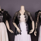 THREE BLACK LACE GARMENTS, 1870-1890s