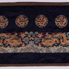 EMBROIDERED DRAGON PANEL, CHINA, c. 1900