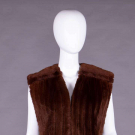 BIRGER CHRISTENSEN FOR HERMES SHEARED VEST, DENMARK, c. 1979