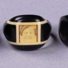 FIVE CELLULOID PRISON RINGS, AMERICA, 1930-1940s