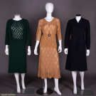 HENRY A LA PENSEE &amp; UNLABELED KNIT ENSEMBLES, FRANCE &amp; AMERICA, 1940s