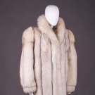CHRISTIAN DIOR ARCTIC FOX COAT, 1980s