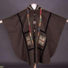 COLORATURA HOODED PONCHO, AMERICA, LATE 20TH C
