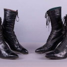 TWO PAIR LADIES BOOTS, AMERICA, 1910-1920