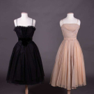 TWO PARTY DRESSES, EARLY-MID 1950s